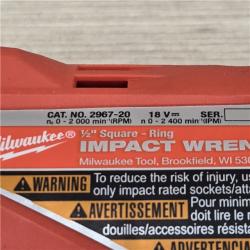 AS-IS Milwaukee M18 FUEL 18V Lithium-Ion Cordless 1/2 in. Impact Wrench (Tool-Only)