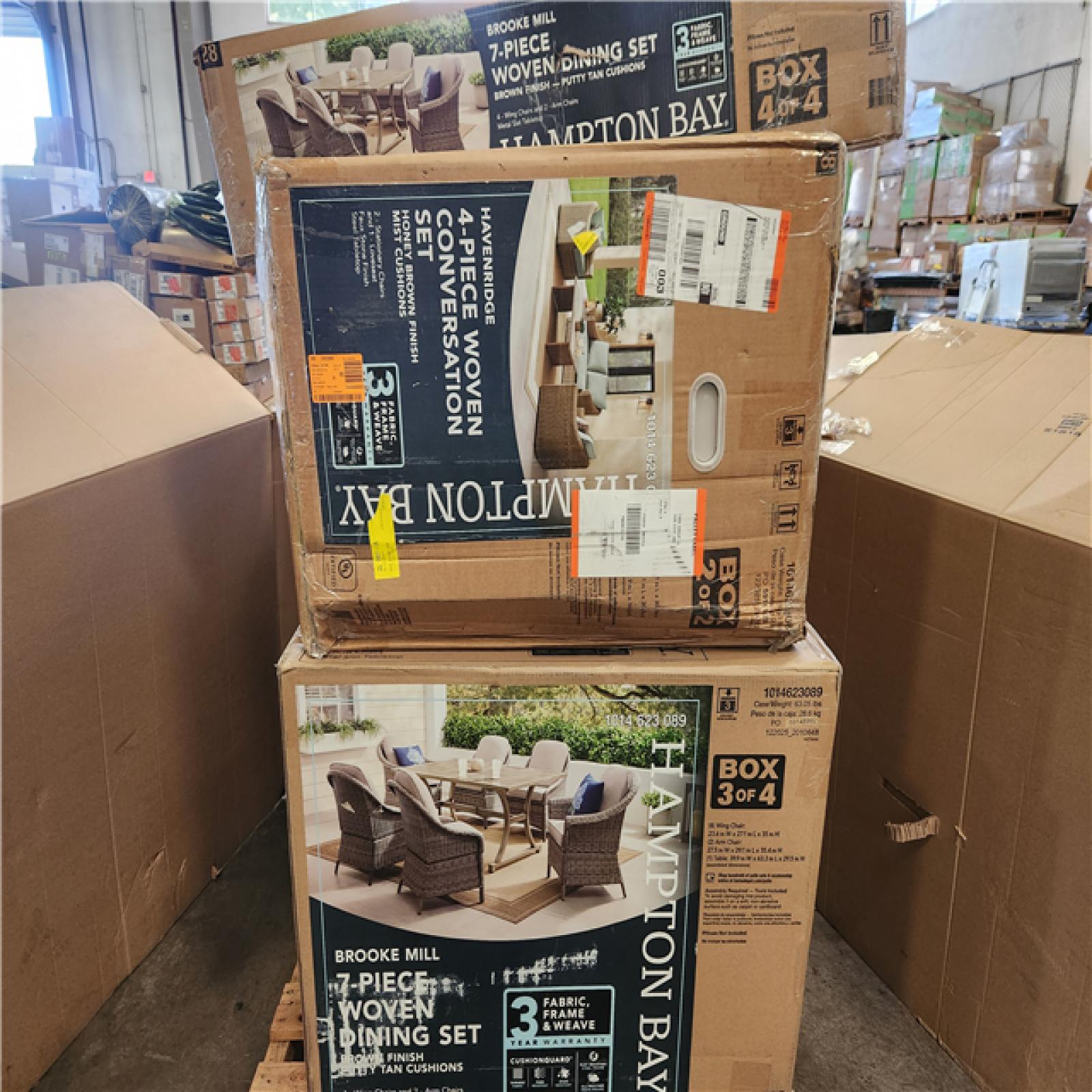 Phoenix Mixed Hampton Bay Woven Furniture Set