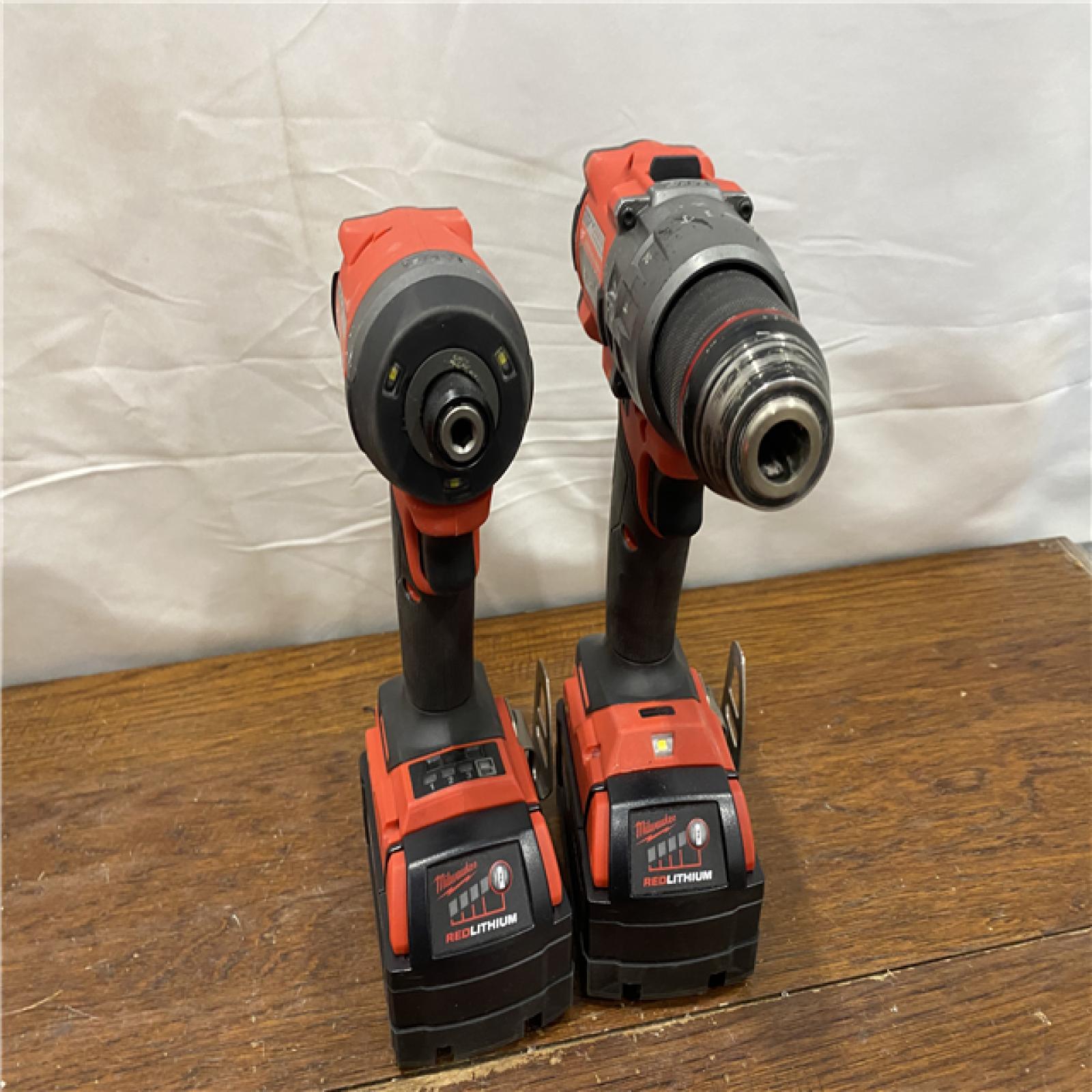 AS-IS M18 FUEL 18V Lithium-Ion Brushless Cordless Hammer Drill and Impact Driver Combo Kit (2-Tool) with 2 Batteries
