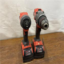 AS-IS M18 FUEL 18V Lithium-Ion Brushless Cordless Hammer Drill and Impact Driver Combo Kit (2-Tool) with 2 Batteries