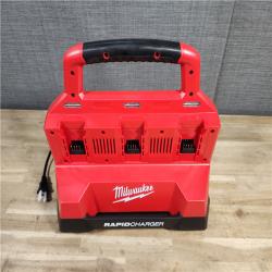 HOUSTON LOCATION - AS-IS (APPEARS LIKE NEW) Milwaukee M18 Packout Six Bay Rapid Charger