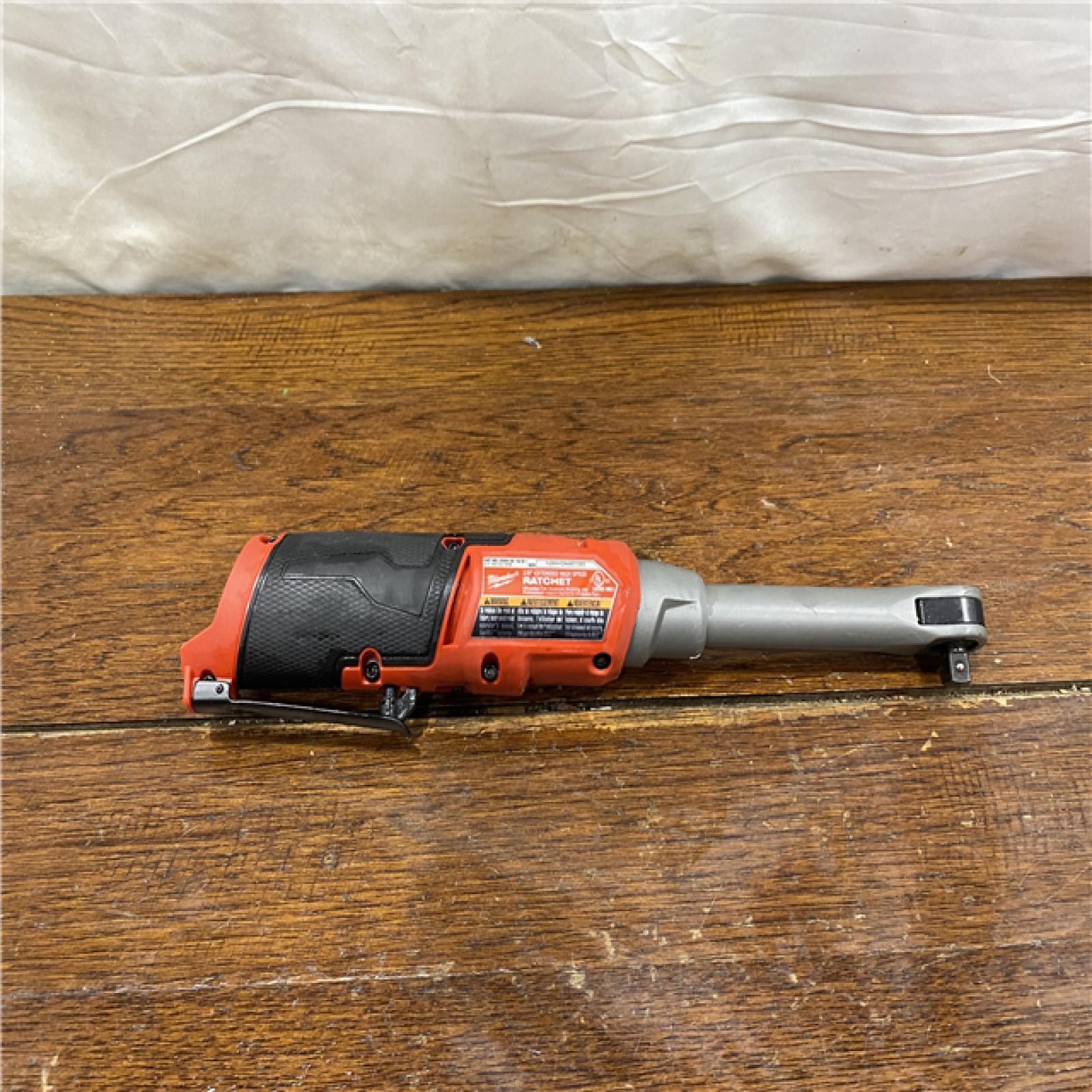 AS-IS Milwaukee 2569-20 12V Cordless 3/8  Extended Reach High Speed Ratchet (Tool Only)