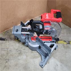 HOUSTON LOCATION - AS-IS Milwaukee 2733-20 M18 Fuel 7-1/4 Dual Bevel Sliding Compound Miter Saw  Tool Only