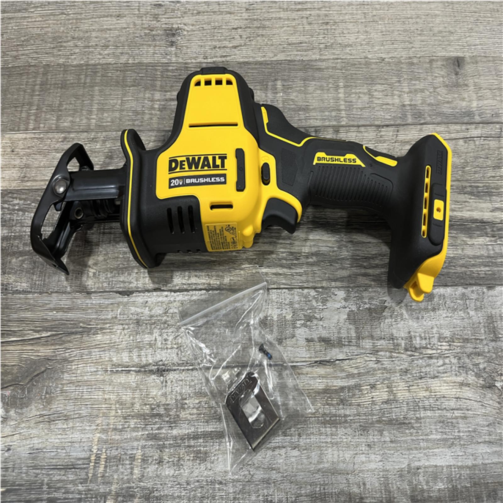 AS-IS DEWALT ATOMIC 20V MAX Cordless Brushless Compact Reciprocating Saw (Tool Only)