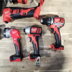 HOUSTON LOCATION - AS-IS M18 18V Lithium-Ion Cordless Combo Kit (5-Tool) with (2) Batteries, Charger and Tool Bag