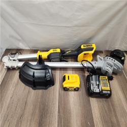 AS-IS- DeWalt 20V MAX 14 in. Brushless Cordless Battery Powered Foldable String Trimmer Kit with (1) 5 Ah Battery & Charger