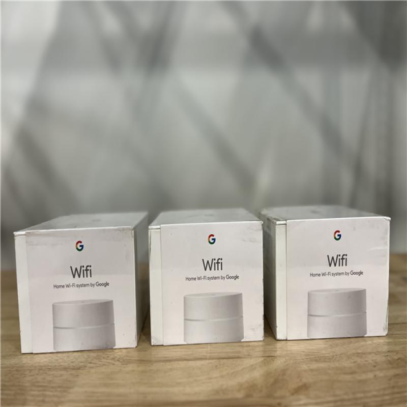 NEW! Google Wifi Mesh Router (AC1200) (3 UNITS)