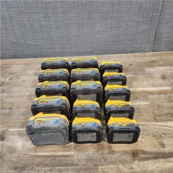 HOUSTON LOCATION - AS-IS DEWALT BATTERY PACK QTY - 15