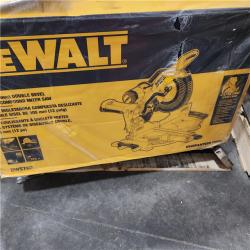 Like New- DeWALT  12in Double Bevel Sliding Compound Miter Saw