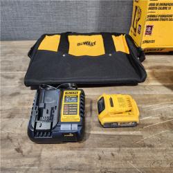 HOUSTON LOCATION - AS-IS DeWALT DCN681D1 20V MAX 18ga Cordless Brushless Narrow Crown Stapler Kit w/ BATTERY & CHARGER