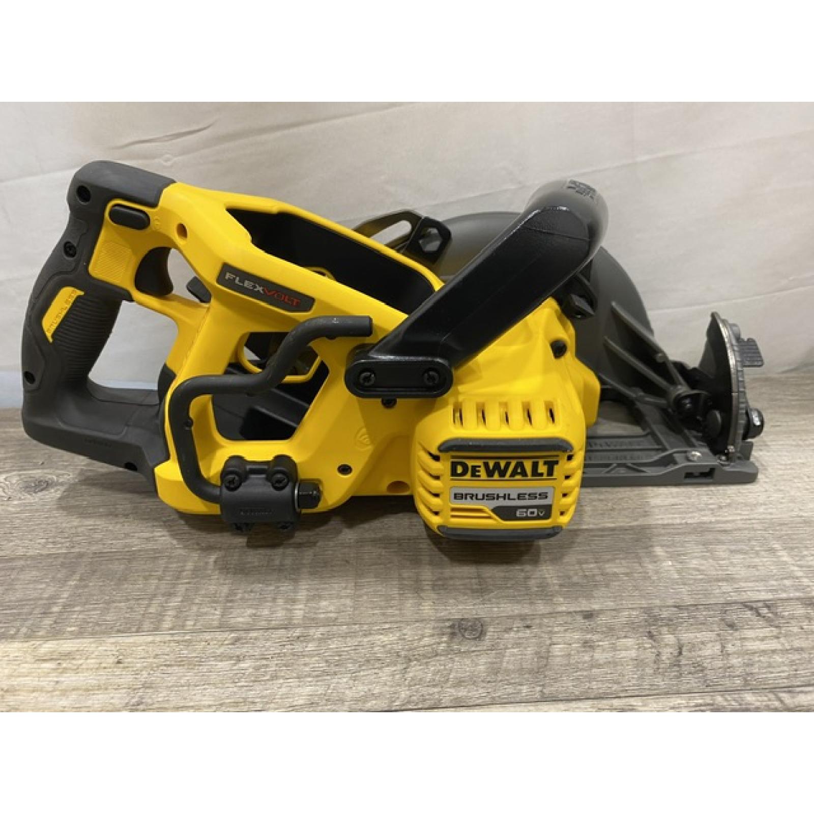 AS-IS DEWALT FLEXVOLT 60V MAX Cordless Brushless 7-1/4 in. Wormdrive Style Circular Saw (Tool Only)