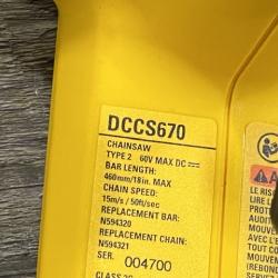 AS-IS DEWALT FLEXVOLT 60V MAX 16in. Brushless Cordless Battery Powered Chainsaw (Tool Only)