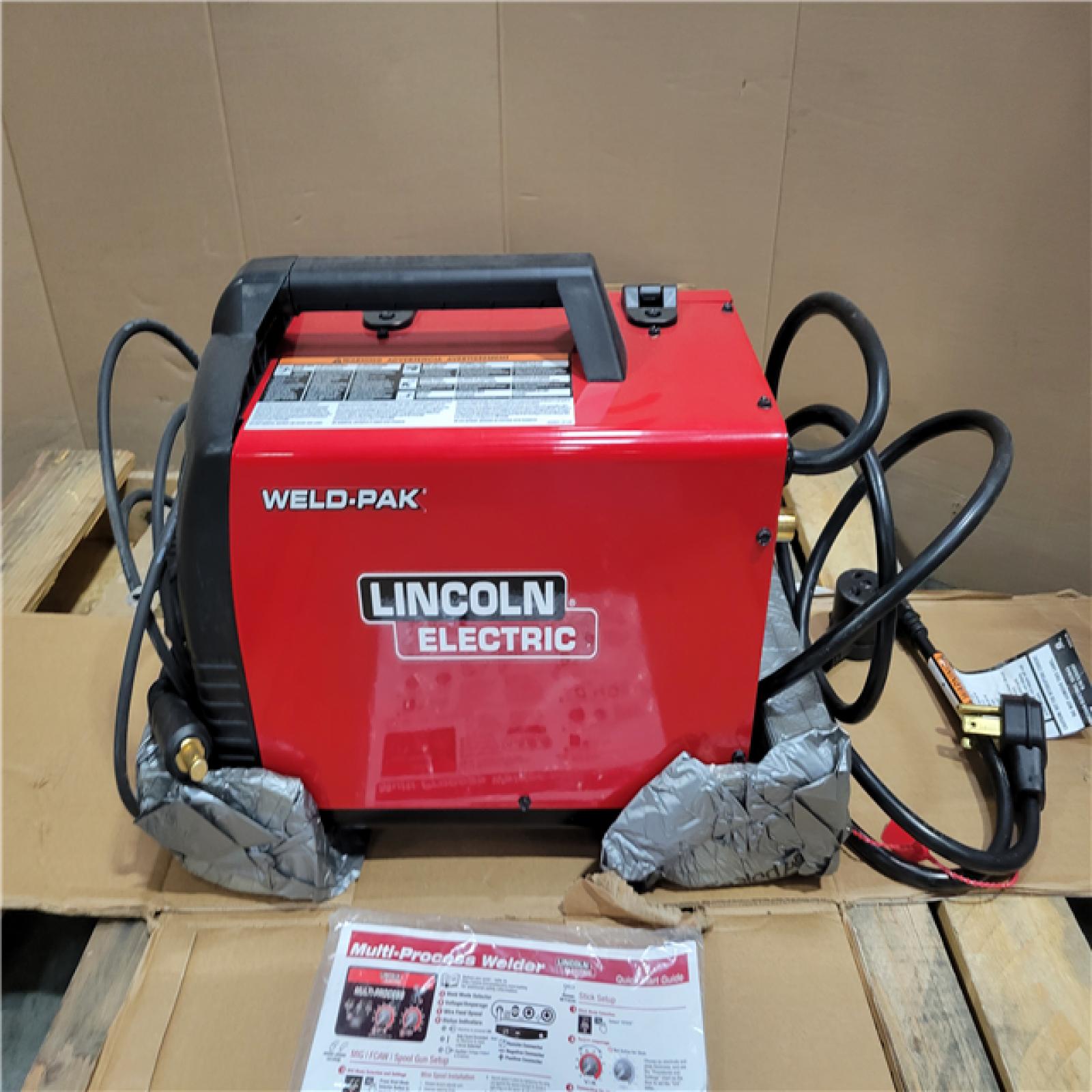CALIFORNIA AS-IS LINCOLN ELECTRIC 180i MP DV WELD-PAK