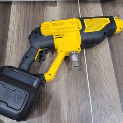 AS-IS  DEWALT  20V 550 PSI  1 GPM Cordless Power Cleaner W/ 4 Nozzles Tool-Only DCPW550B