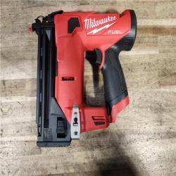 HOUSTON LOCATION - AS-IS Milwaukee  FUEL 12-Volt Lithium-Ion Brushless Cordless 18-Gauge 1-1/2 in. Compact Brad Nailer (Tool Only)