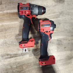 HOUSTON LOCATION - AS-IS Milwaukee FUEL 18V Lithium-Ion Brushless Cordless Hammer Drill and Impact Driver Combo Kit