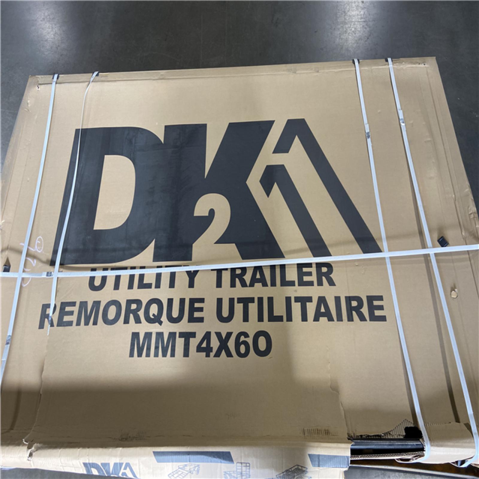 DALLAS LOCATION - DK2 by Marlon MMT4X6O 4 ft. x 6 ft. Single Axle Open Rail Utility Trailer | 1,314-lb Capacity with Ramp Gate