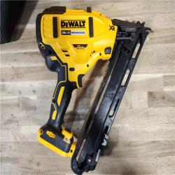 HOUSTON LOCATION - AS-IS DeWalt 20V MAX XR 15 Ga. Cordless 34 Deg Nailer Kit (Battery & Charger) 20 V