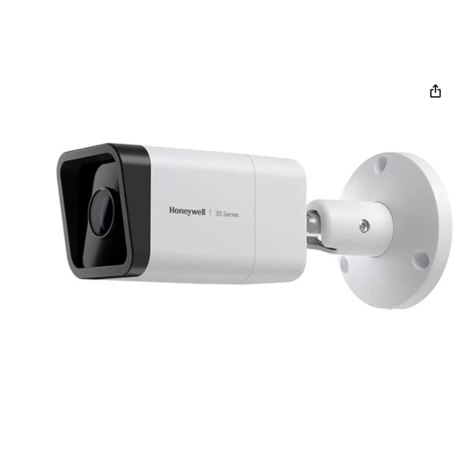 DALLAS LOCATION - Honeywell HC35WB5R3 35 Series 5MP IR Fixed WDR IP Bullet Camera, 2.8mm Fixed Lens, White