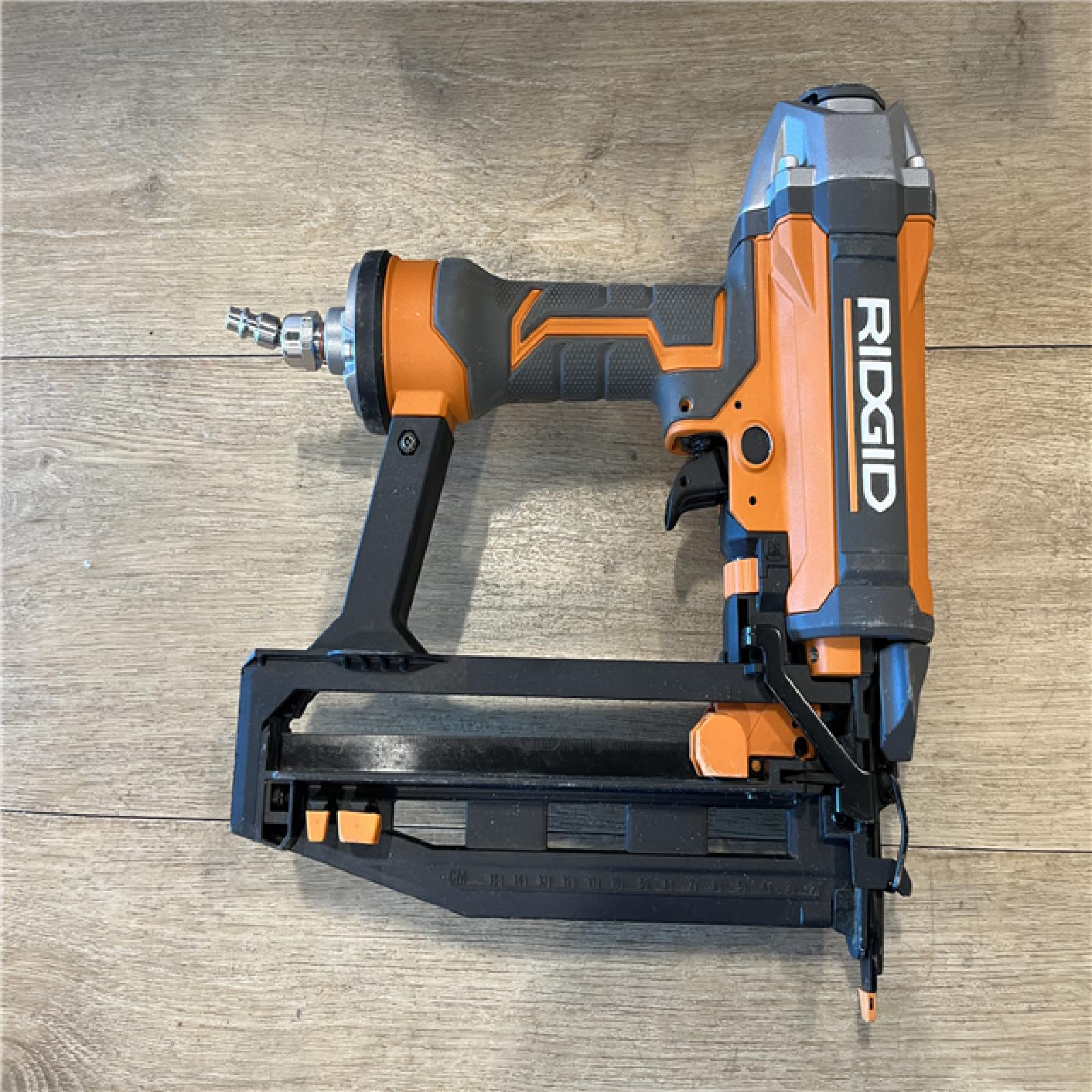 AS-IS RIDGID Pneumatic 16-Gauge 2-1/2 in. Straight Finish Nailer with CLEAN DRIVE Technology