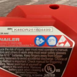 AS-IS Milwaukee FUEL 18-Volt Lithium-Ion Brushless Cordless Gen II 18-Gauge Brad Nailer (Tool-Only)