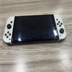 AS-IS Nintendo Switch (OLED) with White Joy-Con