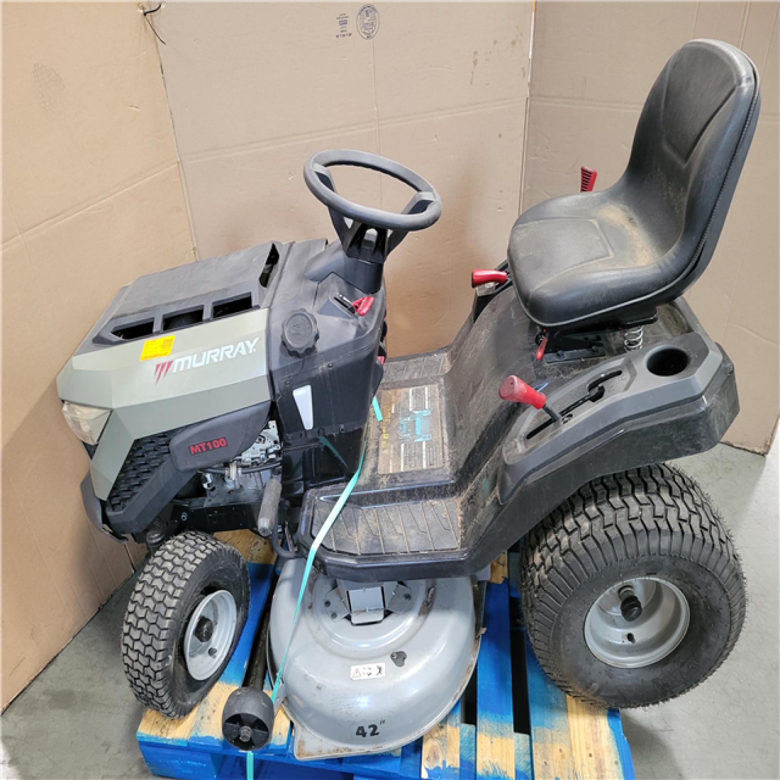 CALIFORNIA AS-IS MURRAY MT100 42 SIT DOWN RIDING LAWN MOWER