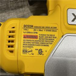 AS-IS DEWALT 20V MAX XR Cordless Brushless Jigsaw (Tool Only)