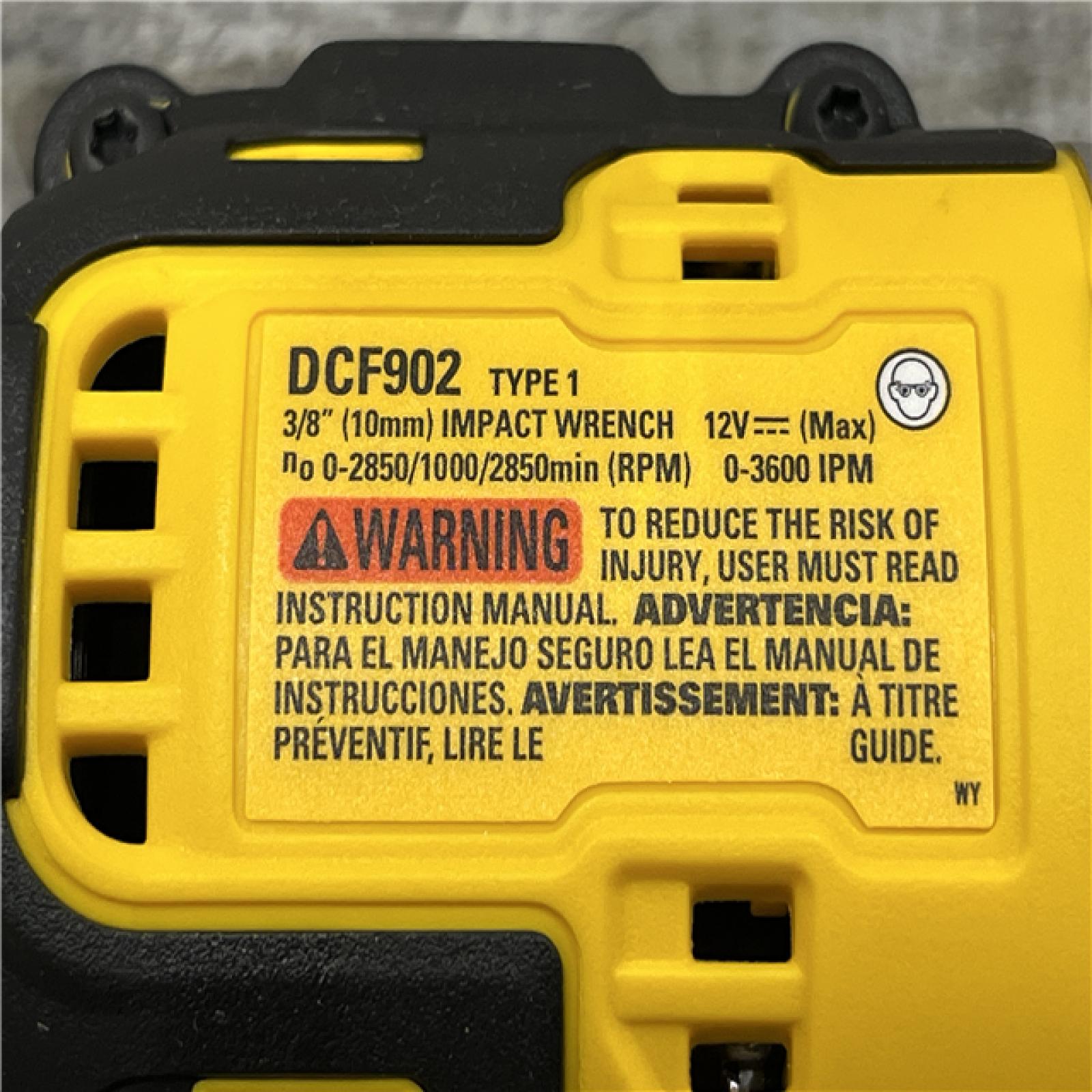 AS-IS DEWALT XTREME 12-volt Max Brushless 3/8-in square Drive Cordless Impact Wrench (Tool Only)
