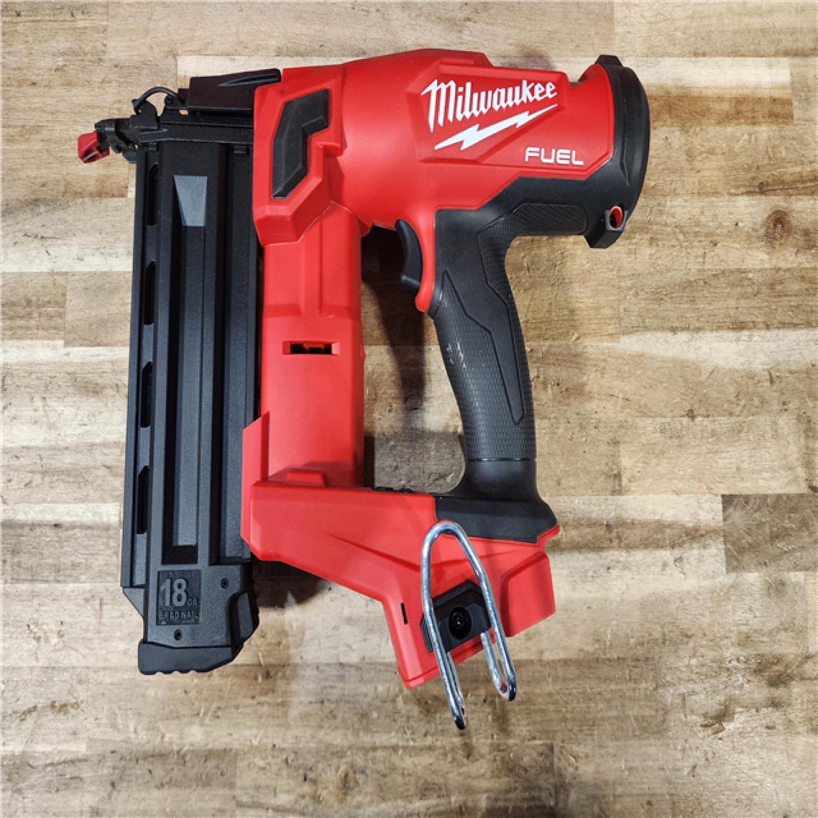 HOUSTON LOCATION - AS-IS Milwaukee FUEL 18-Volt Lithium-Ion Brushless Cordless Gen II 18-Gauge Brad Nailer (Tool-Only)