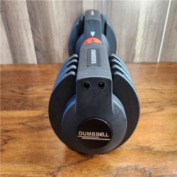 FitRx SmartBell Quick-Select Adjustable 5-52.5 Lbs. Dumbbell - Black (Single)