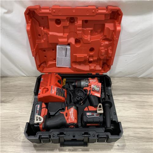 AS-IS Milwaukee FUEL 18V Lithium-Ion Brushless Cordless Hammer Drill and Impact Driver Combo Kit
