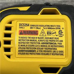 AS-IS DEWALT ATOMIC 20V MAX Cordless Brushless Oscillating Multi Tool (Tool Only)
