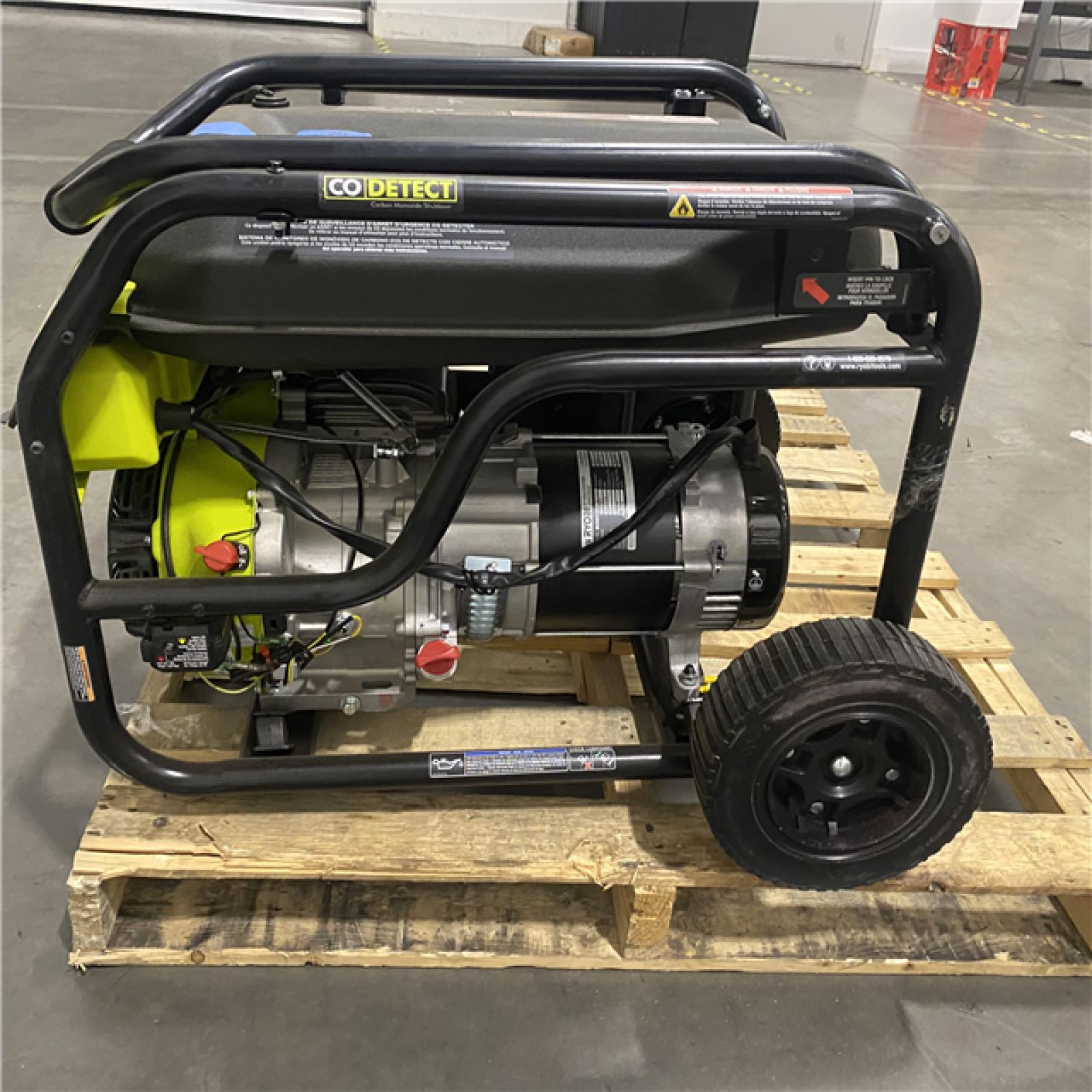 Dallas Location - As-Is RYOBI 8125/6500-Watt Gas Powered Portable Generator