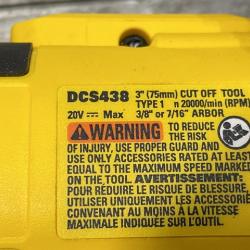 AS-IS DEWALT 20V XR Cordless 3 in. Cut-Off Tool (Tool Only)