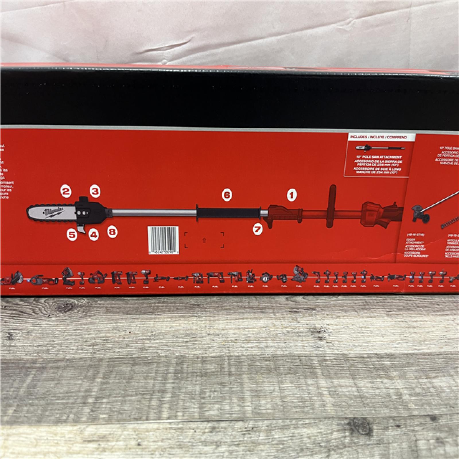 NEW - Milwaukee 18 FUEL QUIK-LOK 10 in. Pole Saw Attachment (Tool-Only)