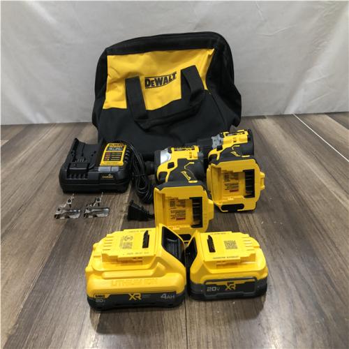 AS-IS DEWALT 20V XR Lithium-Ion Cordless 2-Tool Combo Kit