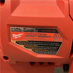 AS-IS Milwaukee FUEL 18V Lithium-Ion Brushless Cordless 1 in. Impact Wrench Extended Reach D-Handle Kit