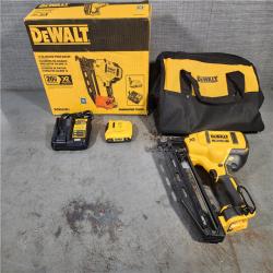 HOUSTON LOCATION - AS-IS DeWalt DCN660D1 20V 16 Gauge Cordless Angled Finish Nailer Kit W/ 2Ah Battery