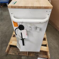 Phoenix AS-IS Husky Tool Storage 46 in. W x 18 in. D 9-Drawer Gloss White Mobile Workbench Cabinet