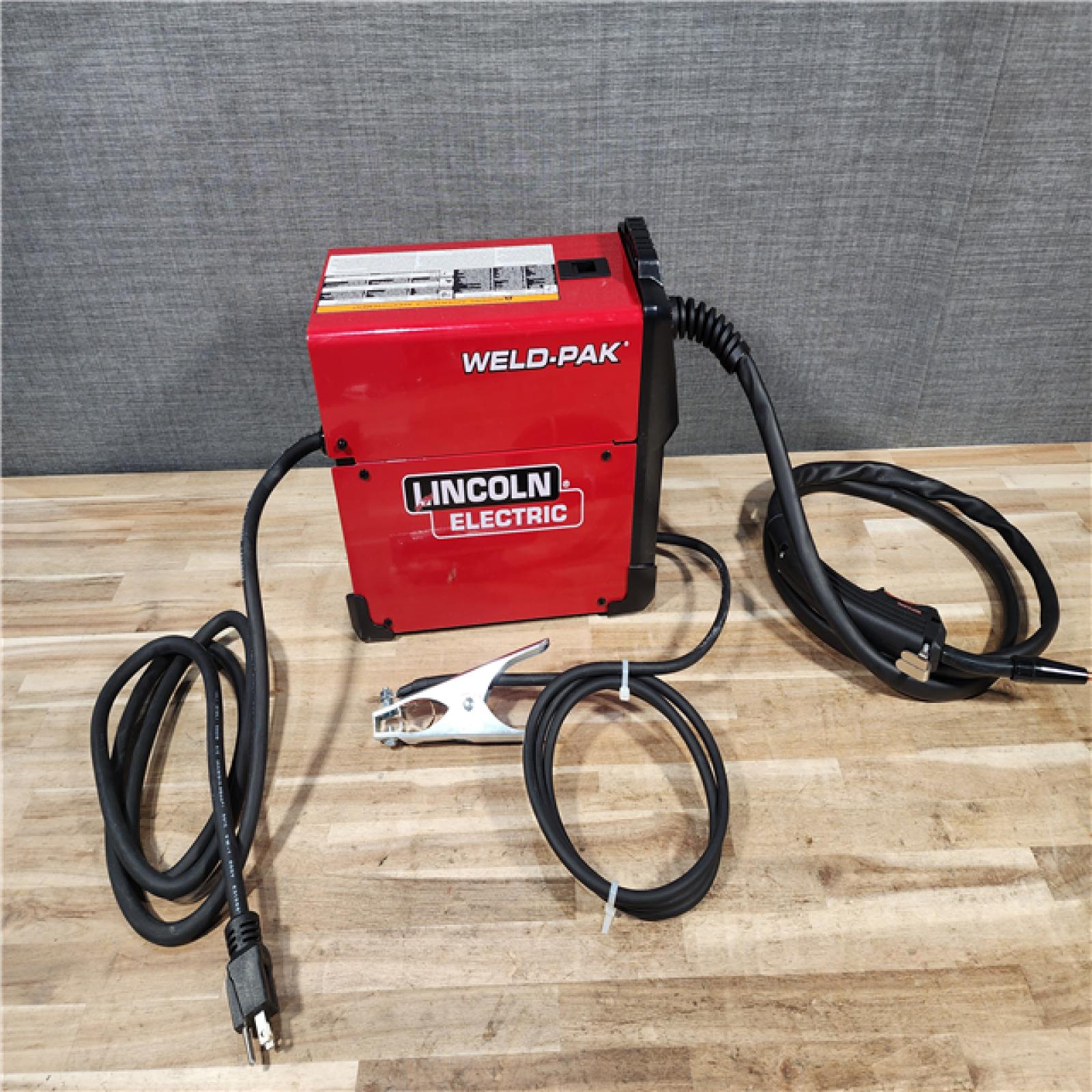 HOUSTON LOCATION - AS-IS LINCOLN ELECTRIC WELD-PAK 90i FC Flux-Cored Wire Feeder Welder (No Gas)
