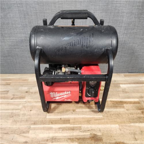HOUSTON LOCATION - AS - IS Milwaukee FUEL 18-Volt Lithium-Ion Brushless Cordless 2 Gal. Electric Compact Quiet Compressor (Tool-Only)