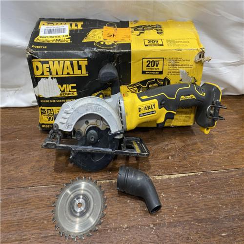AS-IS DEWALT ATOMIC 20V MAX Cordless Brushless 4-1/2 in. Circular Saw (Tool Only)