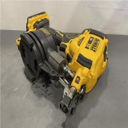 AS-IS - DEWALT 20V MAX Lithium-Ion 15-Degree Electric Cordless Roofing Nailer Kit