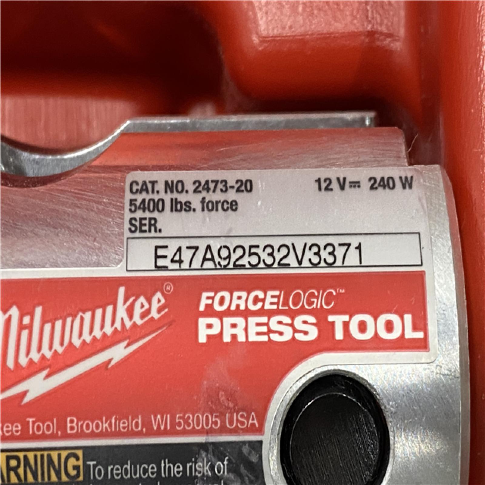 AS-IS Milwaukee 12-Volt Lithium-Ion Force Logic Cordless Press Tool Kit