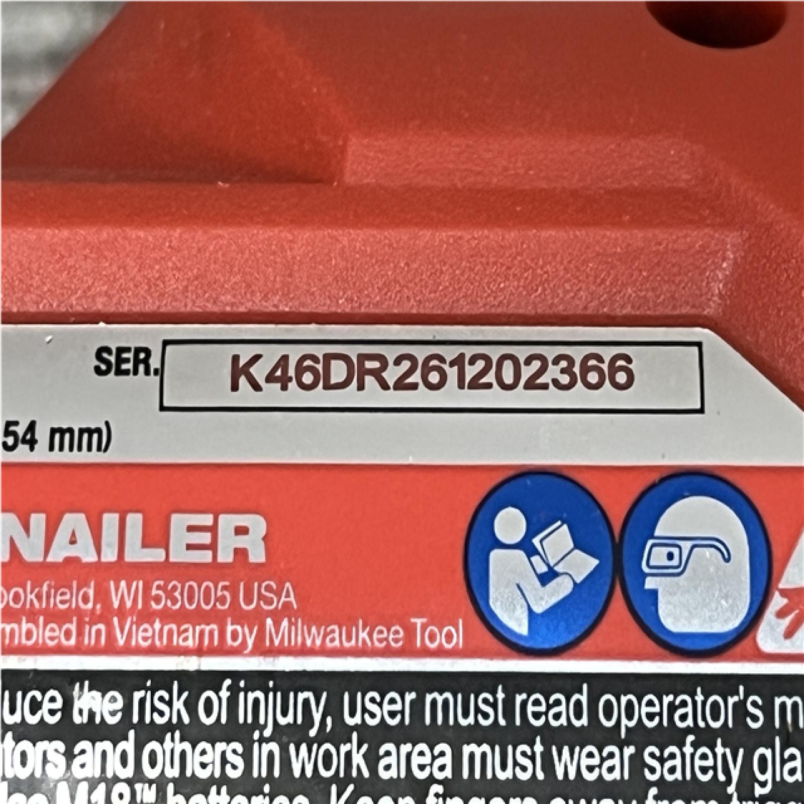 AS-IS Milwaukee FUEL 18-Volt Lithium-Ion Brushless Cordless Gen II 18-Gauge Brad Nailer (Tool-Only)