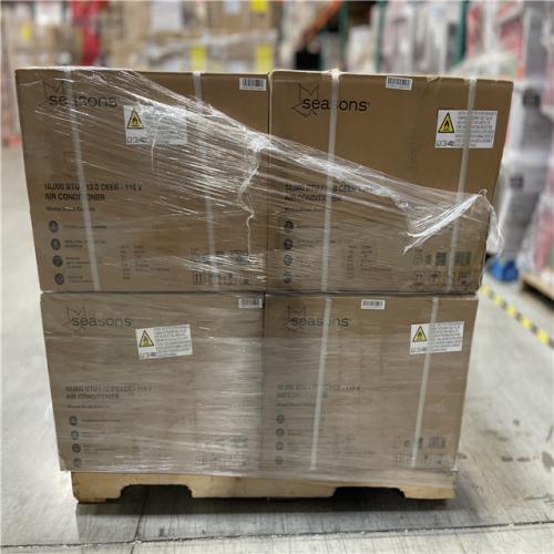DALLAS LOCATION - SEASONS 10 000BTU AIR CONDITIONER PALLET- (8 UNITS)