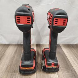 AS-IS- Milwaukee 18V Cordless Brushed 2-Tool Drill/Driver and Impact Driver Kit