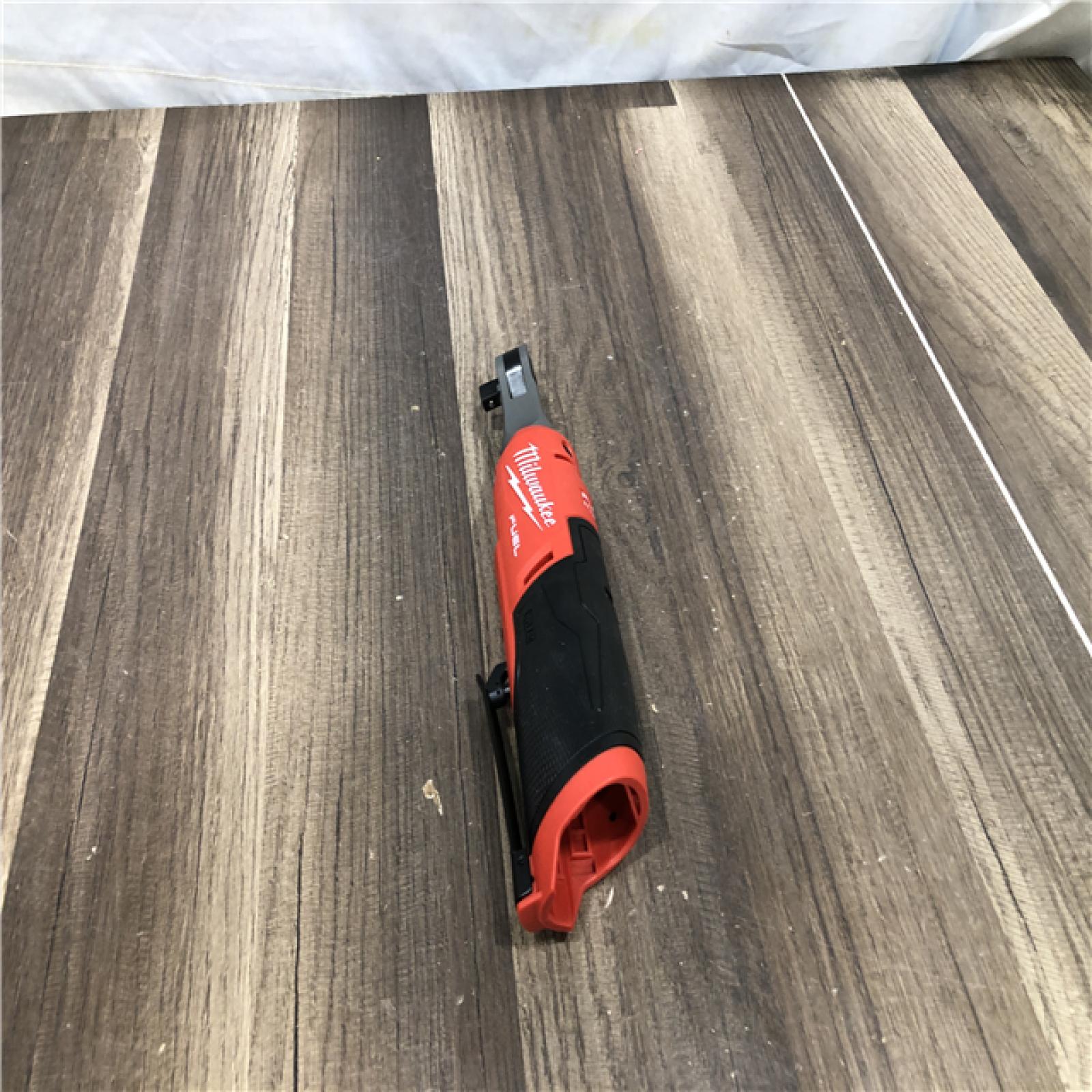 AS-IS Milwaukee FUEL 12-Volt Lithium-Ion Brushless Cordless High Speed 3/8 in. Ratchet (Tool-Only)