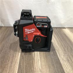 AS-IS Milwaukee 12-Volt Lithium-Ion Cordless Green 250 ft. 3-Plane Laser Level Kit